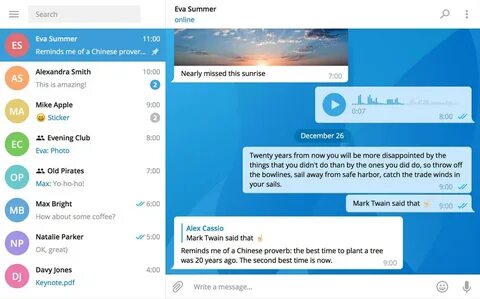 Telegram Desktop новая настольная версия 1.0 - Telegram blog