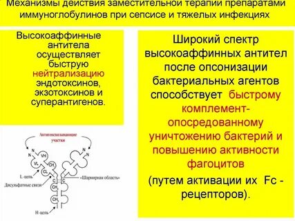 Лекарственные препараты иммуноглобулинов