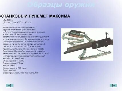 Скорострельность пулемета