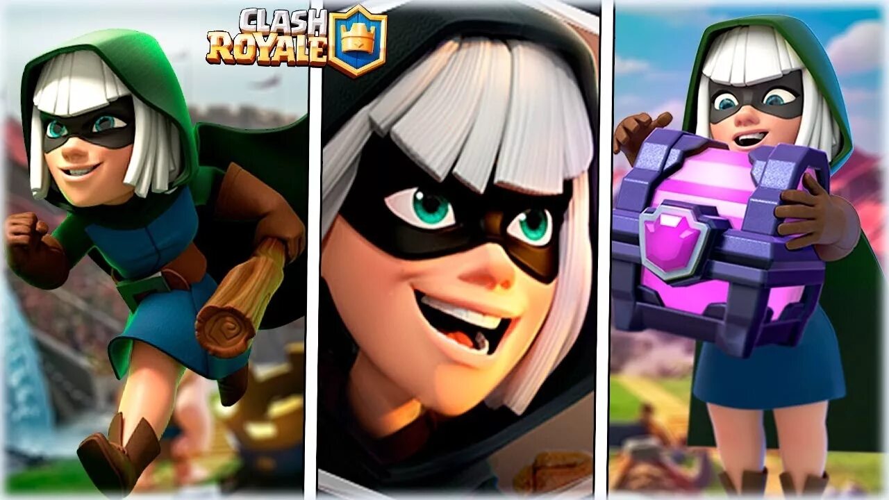 Бандитка из клеш рояль. Clash royale бандитка. Бандитка рояль. Колоды для клеш рояля с бандиткой на 13 арену. Бандитка рояль.