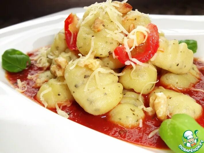 Картофени ньоки с масло и подправки Recette Recette à base de gnocchi, Recette, 