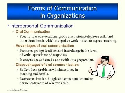 What are the ways of communication