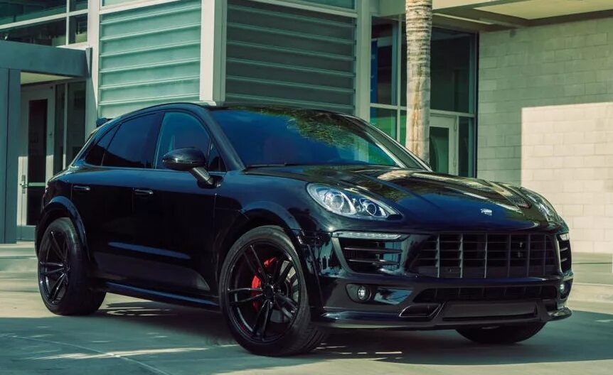 Da game macan. Porsche Macan TECHART. Porsche Macan Turbo s Tuning. Porsche TECHART Макан. Porsche Macan 2021 Black tuned.