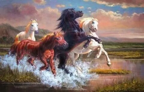Four horses