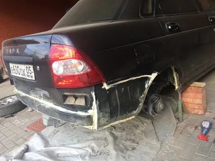 Задние арки приора хэтчбек