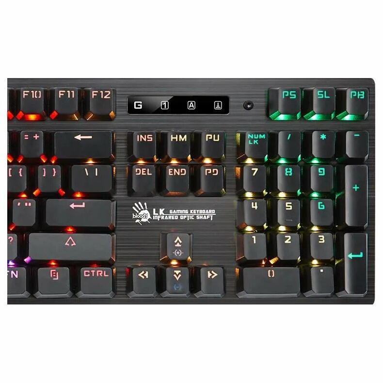 Lk gaming keyboard infrared optic shaft