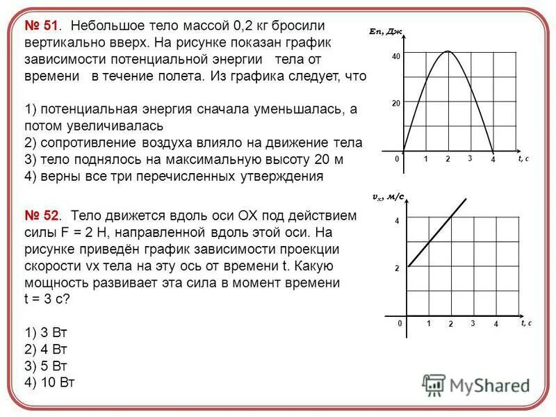 Тело брошено вертикально вверх со скоростью 40