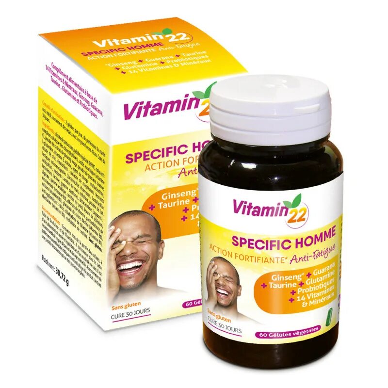 Витамины для мужчин 40 отзывы. Vitamin 22 капсулы. Vitamin 22 specific homme. Specific homme витамины 22. Унитекс 22 витамина для мужчин.