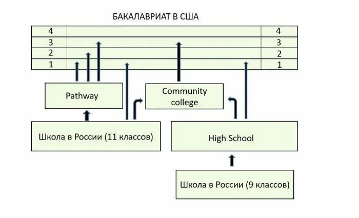 Уровни высшего образования в сша. Уровни высшего образования в сша