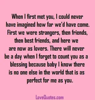 When we meet first time