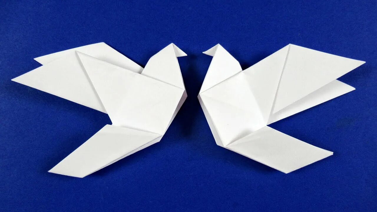 Оригами голубь. Поделка голубь оригами. Методы оригами