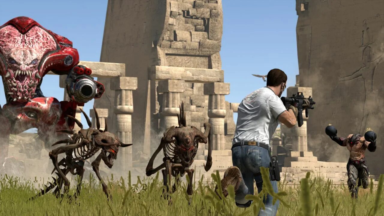 Serious sam 4 арт. Хнум сириус сэм. Сэм стоун serious sam. Невский сириус сэм. Хнум сириус сэм.