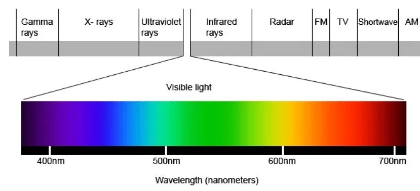 Самый видимы свет. Длина волны цвета. Длина волны разных цветов. Цветовой диапазон волн. Длина волны красного цвета.