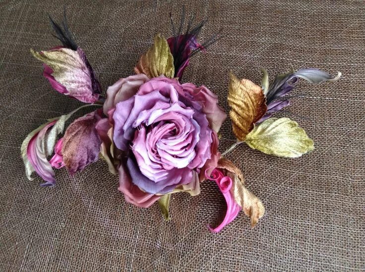 Техники цветов из ткани. Шелковое цветоделие. Японская техника цветоделия. Цветы из шелка.