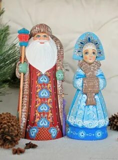 Дед мороз и снегурочка сделать своими руками