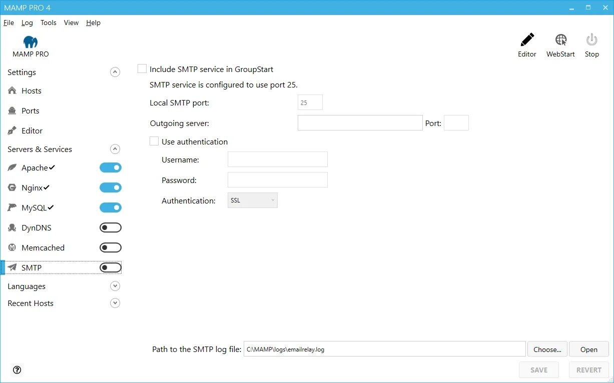 Smtp сервер windows. Службы smtp в windows. mamp pro. лог smtp. mamp интерфейс.