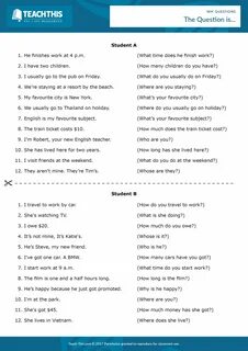 Esl questions
