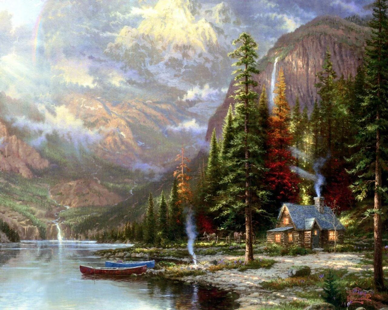 Карти н. Художника Томаса Кинкейда (Thomas Kinkade).