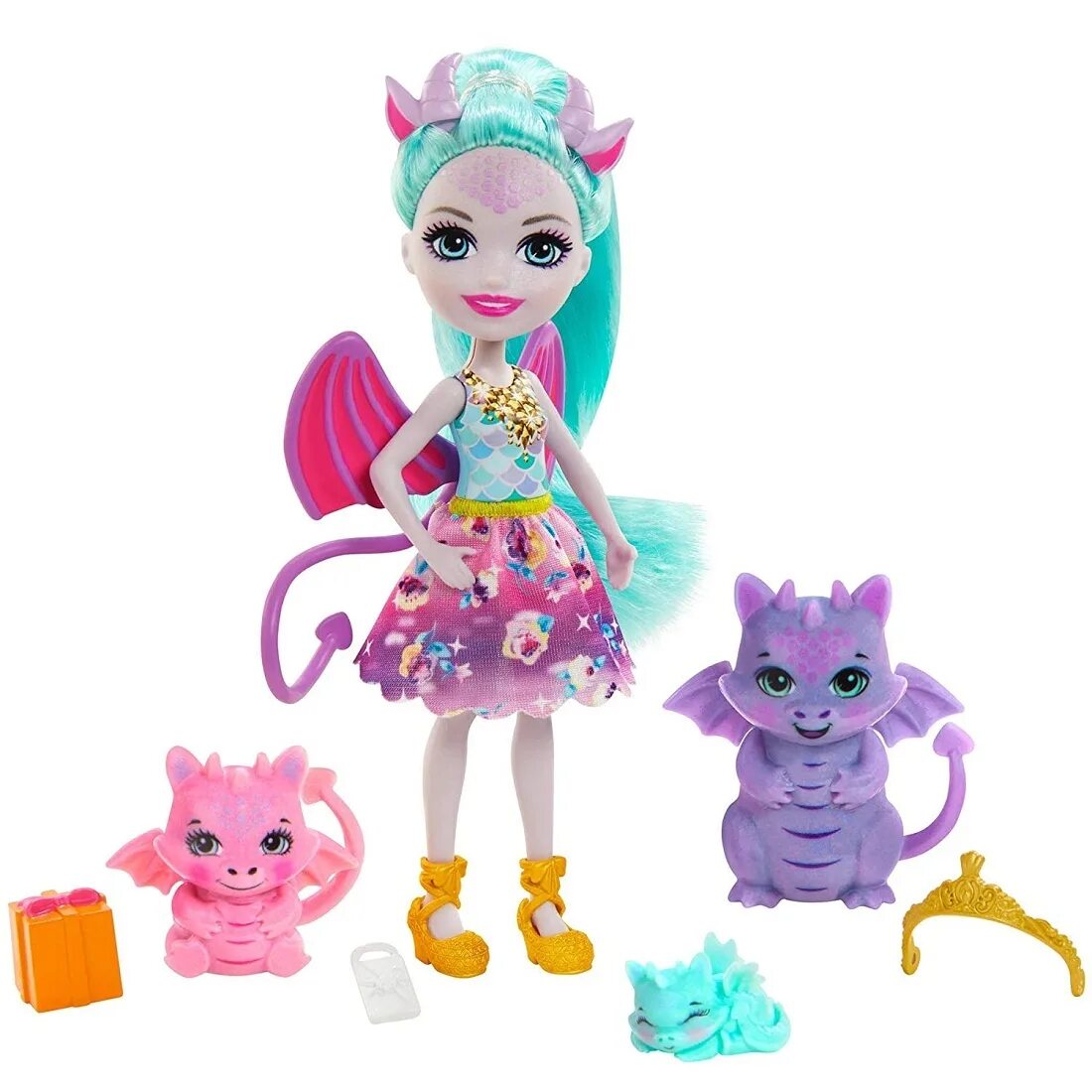 Энчантималс куклы Роял. Игровой набор Mattel Royal Enchantimals семья Дианны дракон gyj09. Энчантималс куклы Роял Роял.
