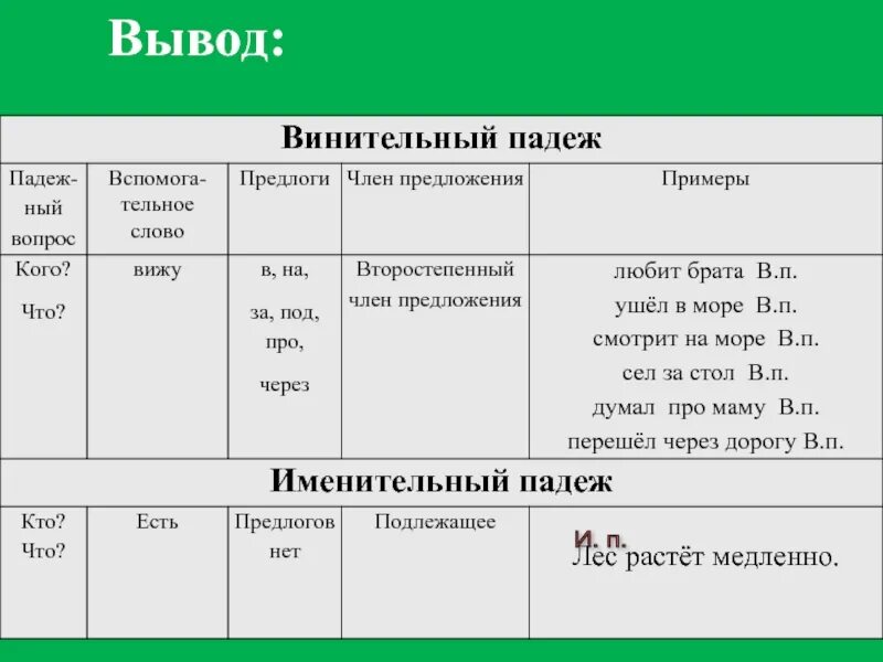 Именительный и вместительный падежи. Именительный и винительный падежи. Как определить именительный или винительный падеж. Как отличить именительный падеж.