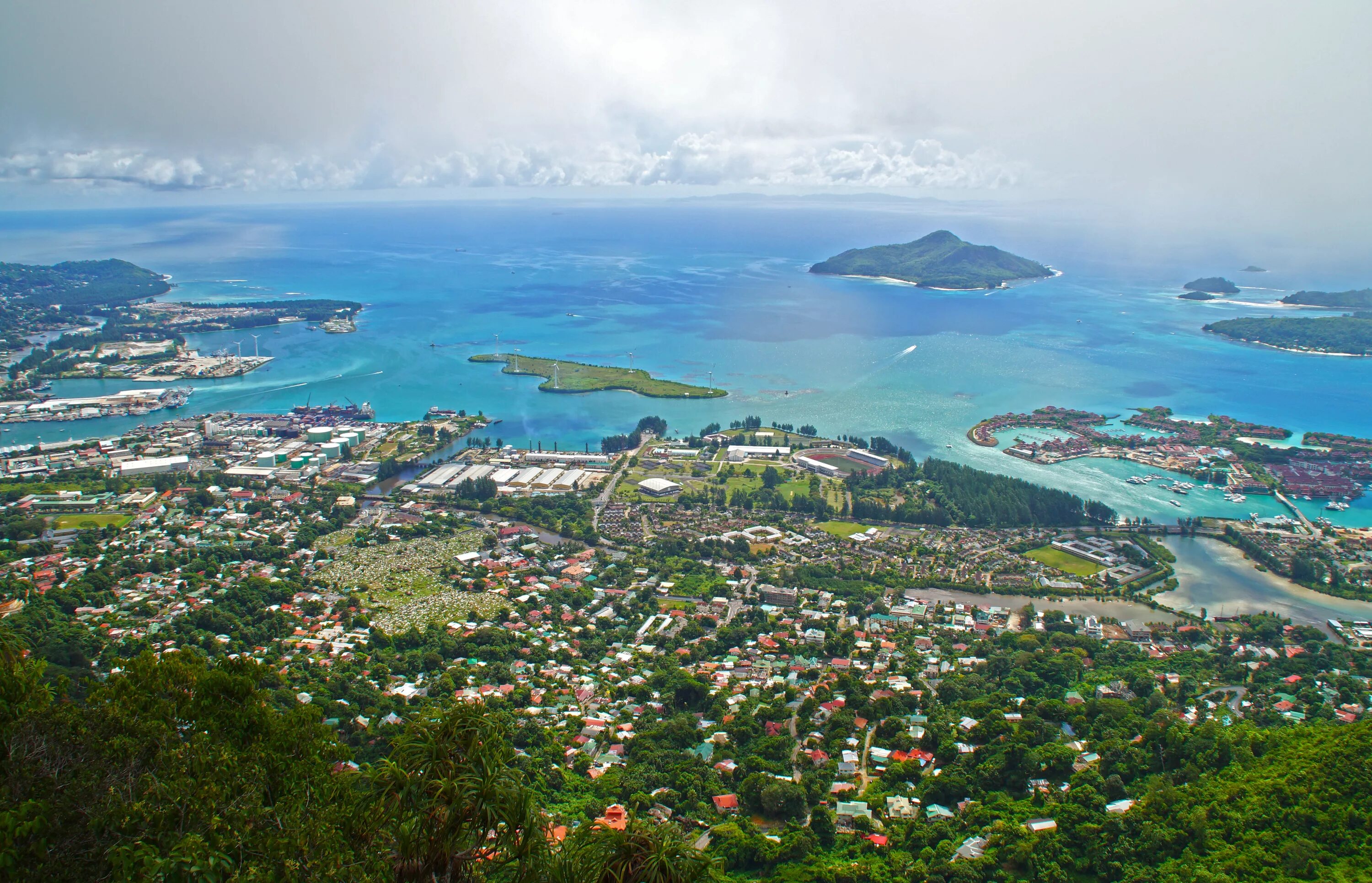 Two large islands