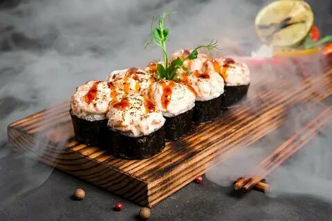 Суши роллы запеченные