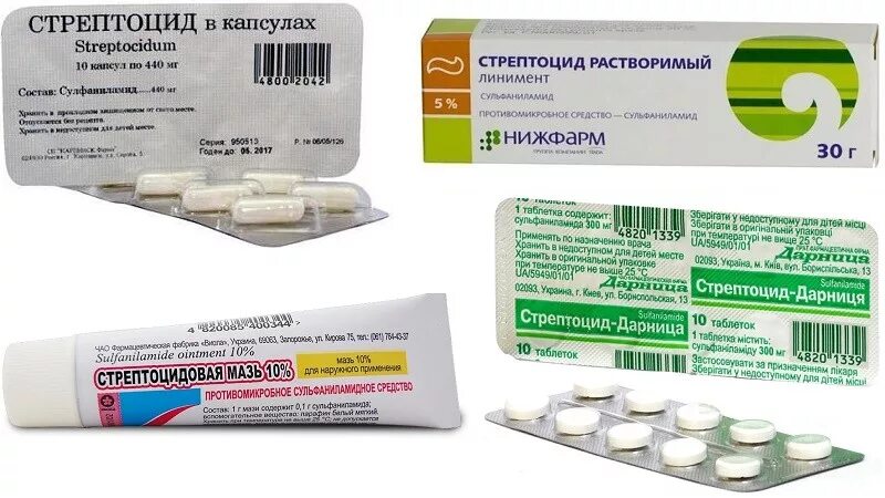Стрептоцид таблетки 300мдарницаг. Стрептоцид лекарственная форма. Сульфаниламидные препараты стрептоциды. Сульфаниламид стрептоцид форма выпуска.