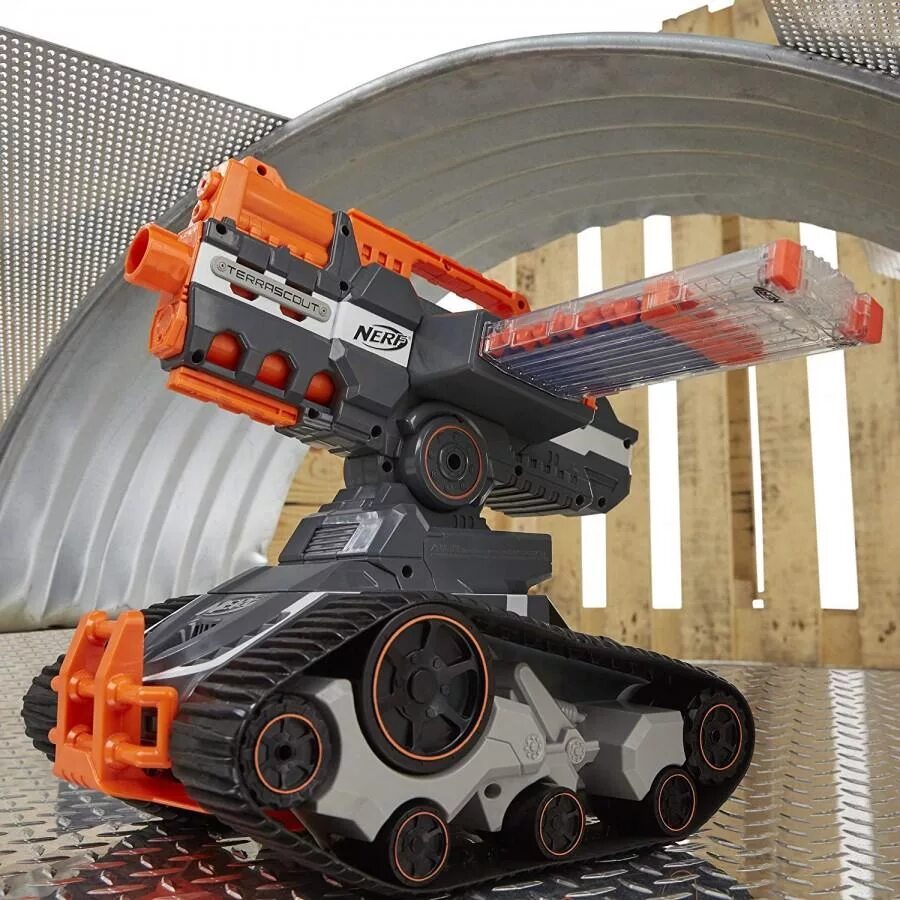 Нерф танк. Робот (дрон) nerf terrascout. радиоуправляемый дрон nerf elite terrascout. nerf terrascout drone n-strike elite. бластер дрон танк нерф.