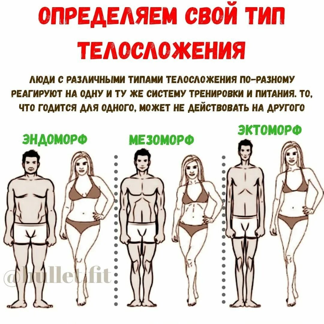 Как определить вид тела