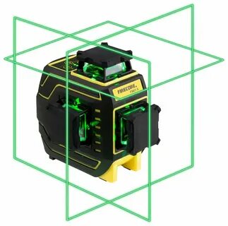 Лазерный нивелир 360 3d зеленый луч