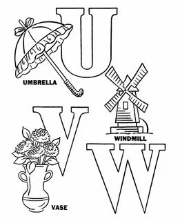 U v w