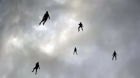 Flying people