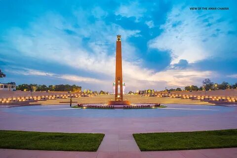 The monument is visited