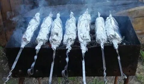 Шашлык в фольге