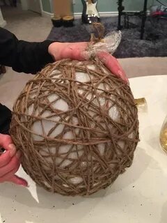 Шар из джута