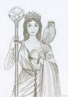 Нарисовать богиню