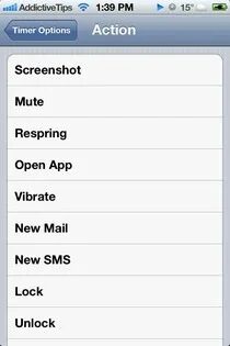 Time options