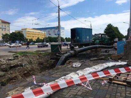 Прорыв канализации