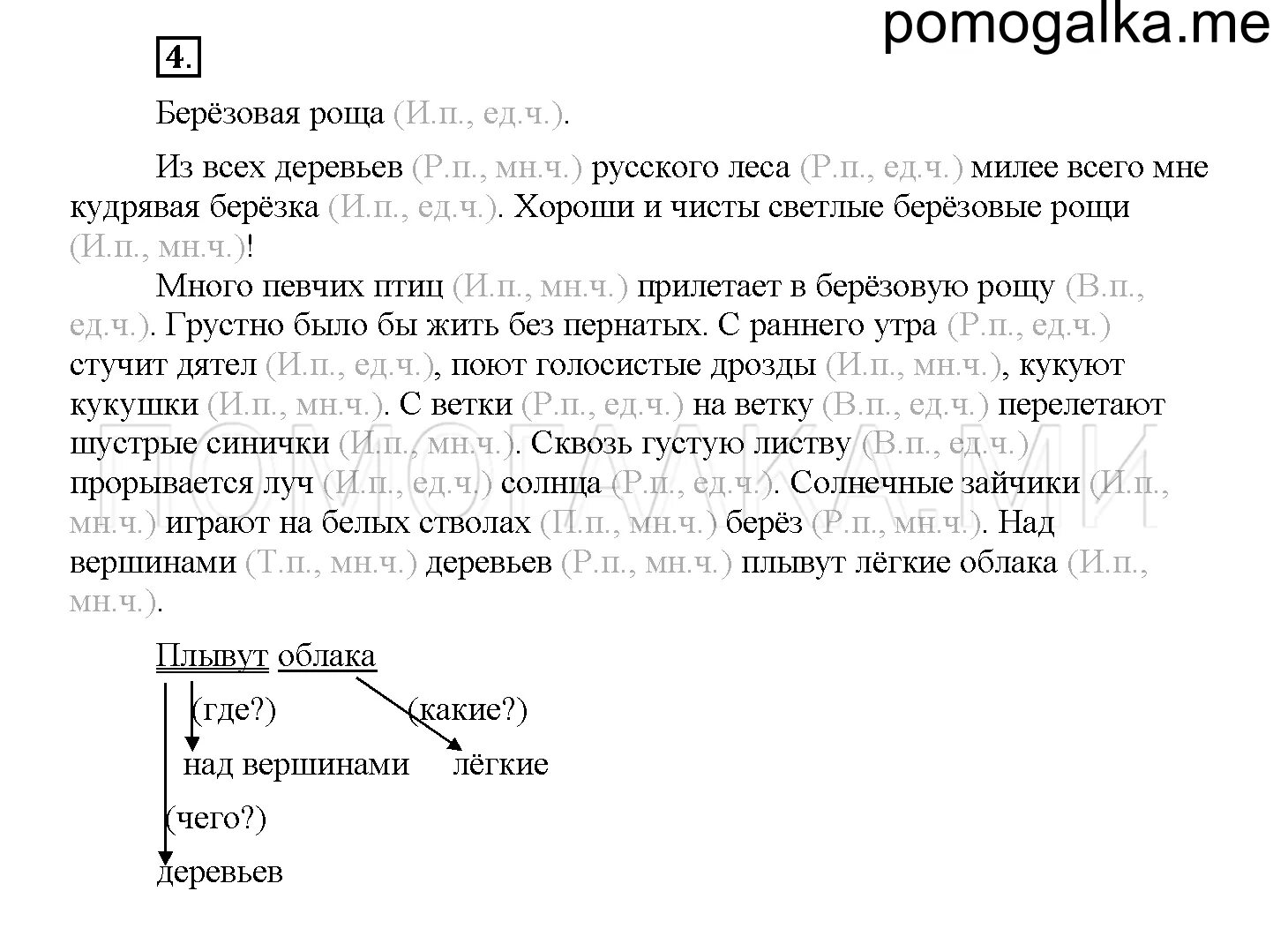 Над вершинами деревьев плывут легкие облака разбор предложения. Легкие облака плывут по небу разбор предложения. По небу плывут облака разбор предложения. По голубому небу плыли белые облака разбор предложения.