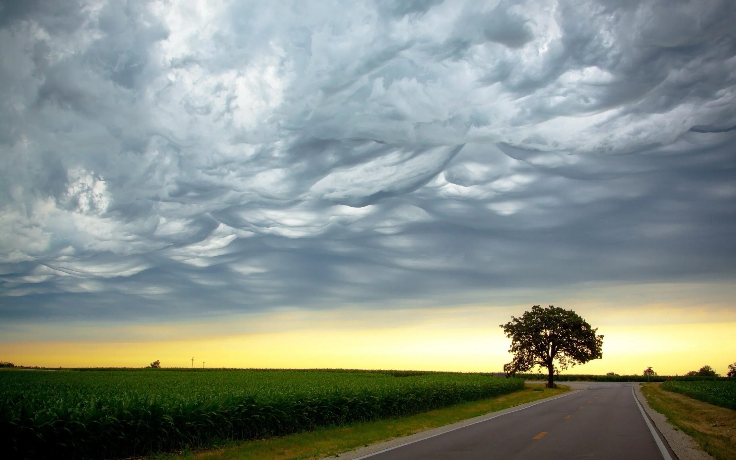 Cloudy weather