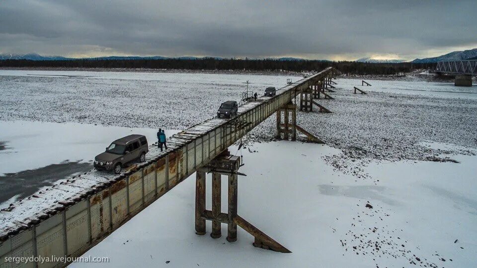 Рассвет на старом мостике / Река Суна, Фалёнский район