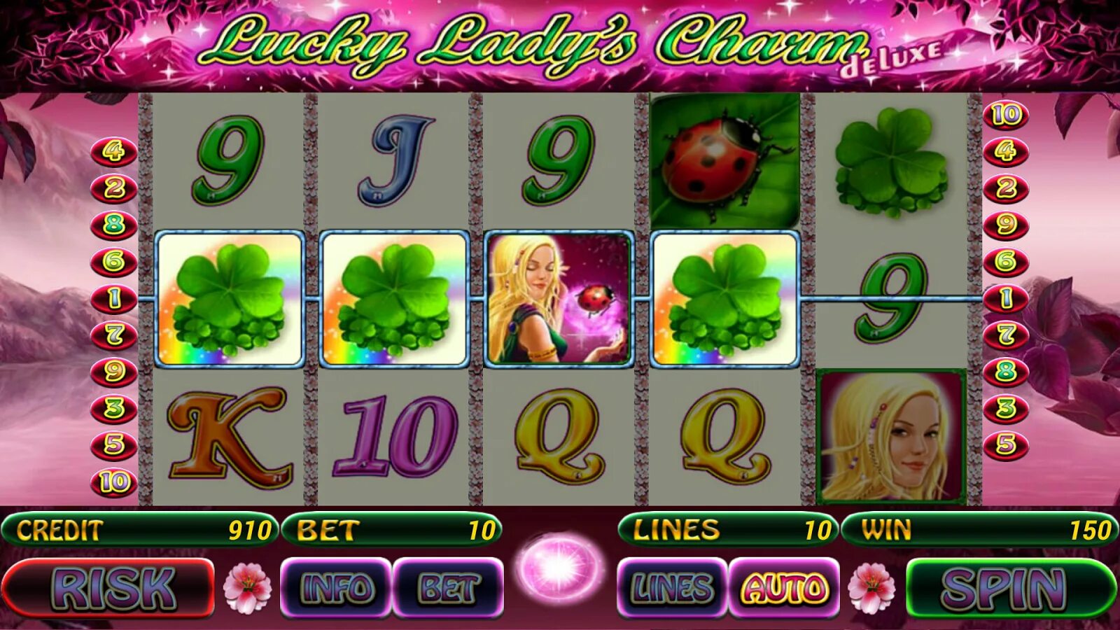 Игровые автоматы lady charm