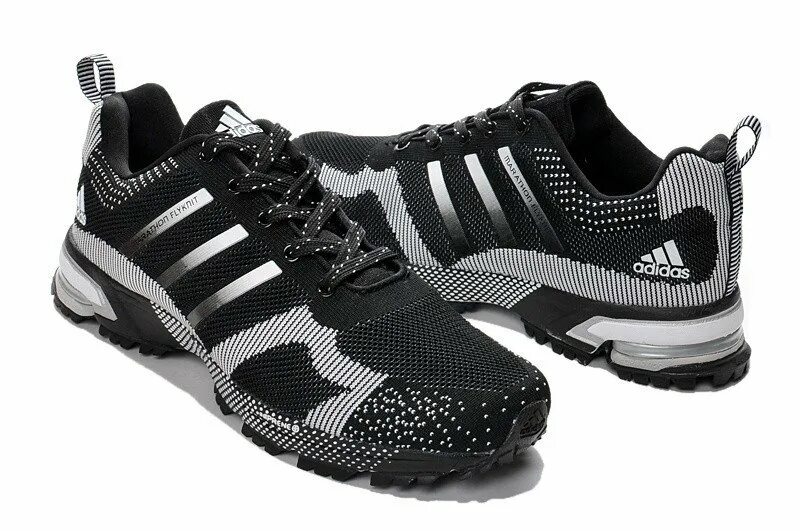 Кроссовки адидас марафон мужские. Adidas Marathon Flyknit. Adidas Marathon Flyknit Black/Silver. Adidas Marathon Flyknit men (Black/Silver). Мужские кроссовки adidas Marathon Flyknit.