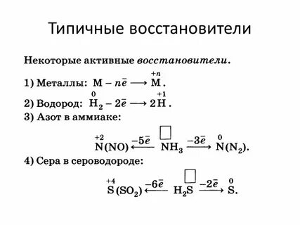 Наиболее сильный восстановитель