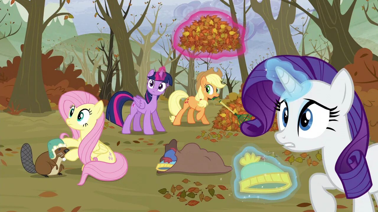 My little pony watching