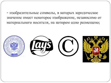 Признаки символа