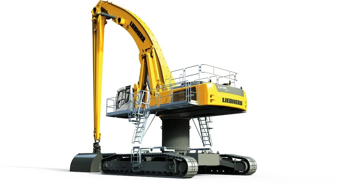 Перегружатель либхер. Liebherr lh110. перегружатель liebherr. экскаватор перегружатель либхер. колесный перегружатель liebherr lh 110.