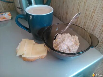 Каша с маслом и с сахаром