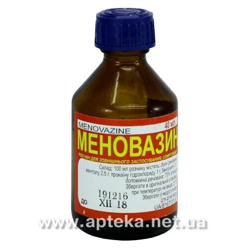 Что входит в состав меновазина
