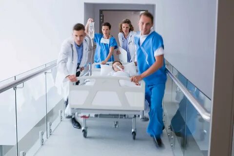 He is in hospital